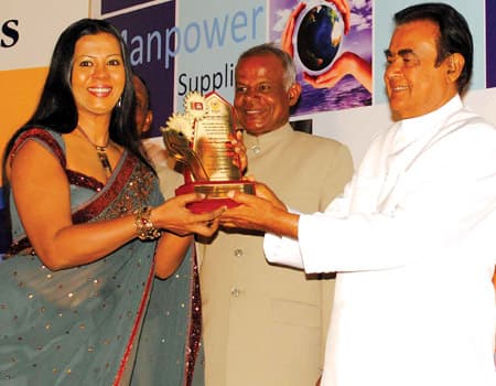 Daham Lanka at the Mass Lanka Awards 2011